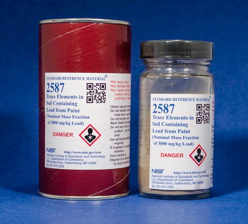 SRM 2587  涂料中含鉛土壤中的微量元素(名義質(zhì)量分數(shù)為3000 mg/kg鉛)
