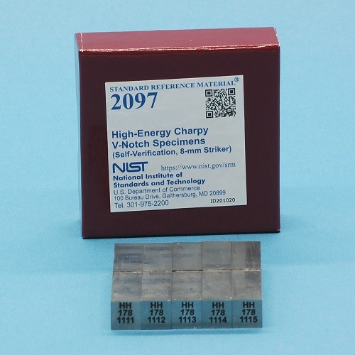 SRM 2097  高能Charpy V-缺口標本(自驗證，8毫米射手)