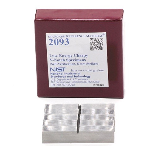 SRM 2093  低能量Charpy V-缺口樣本(自驗(yàn)證，8毫米射手)